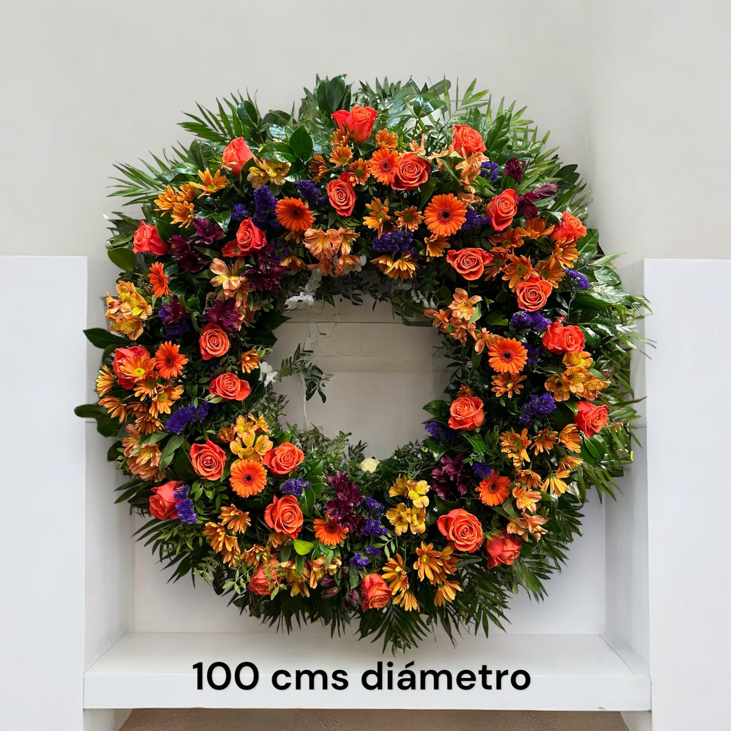 Large Round Funeral Wreath