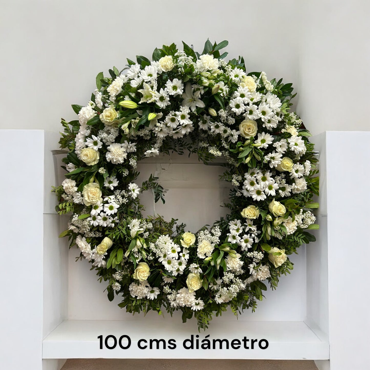 Large Round Funeral Wreath