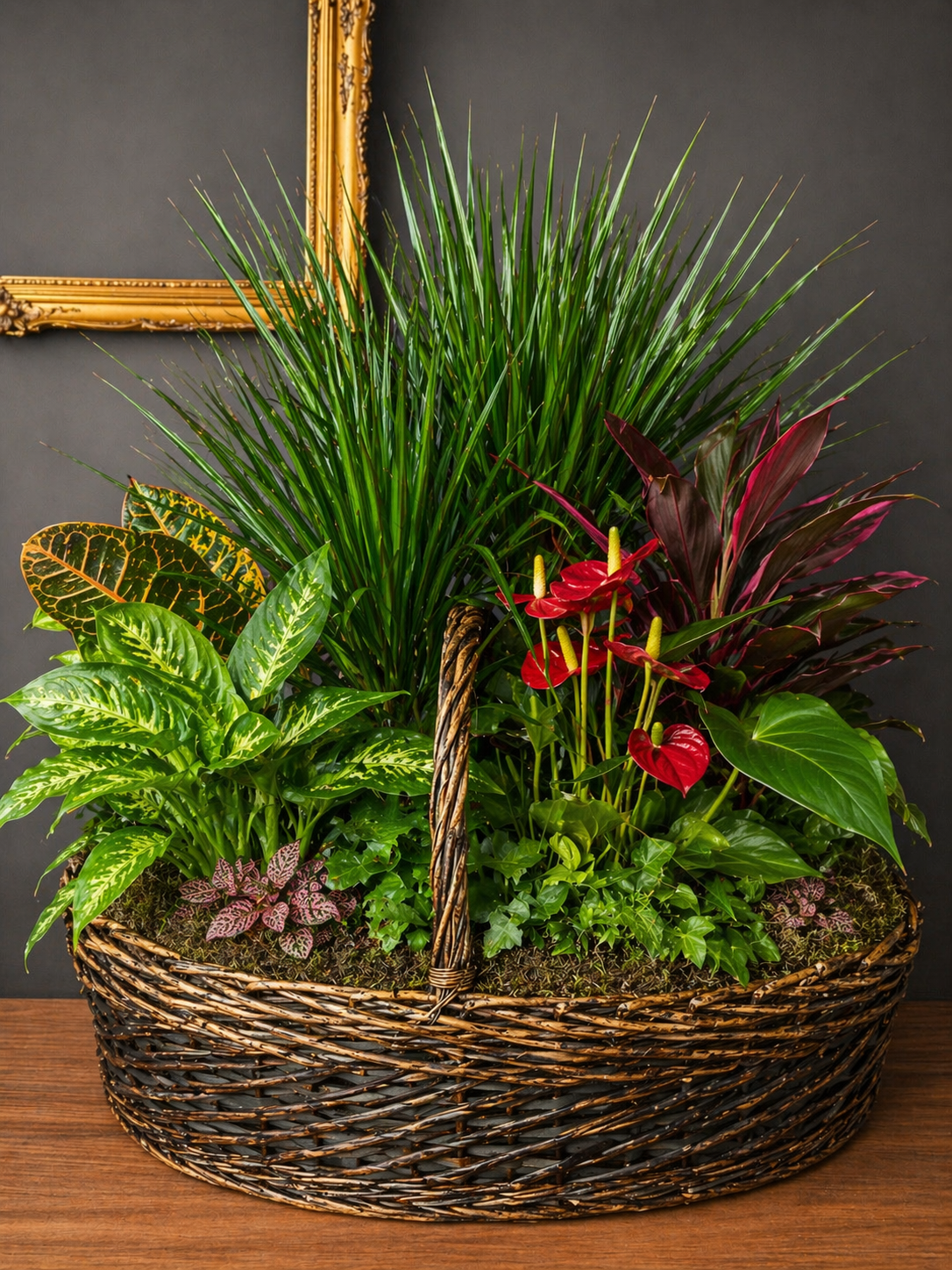 Cesta Grande de Plantas