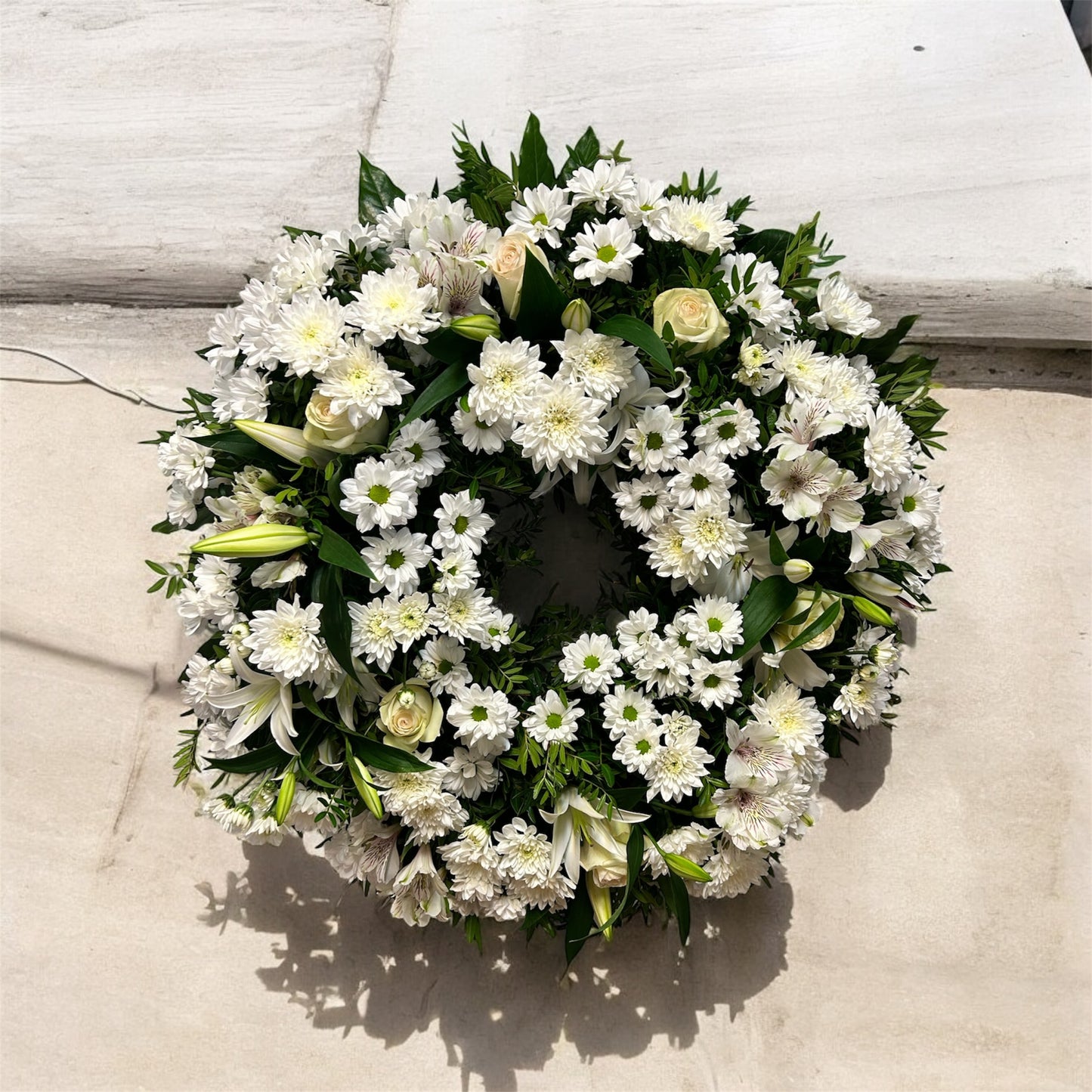 Small Round Funeral Wreath