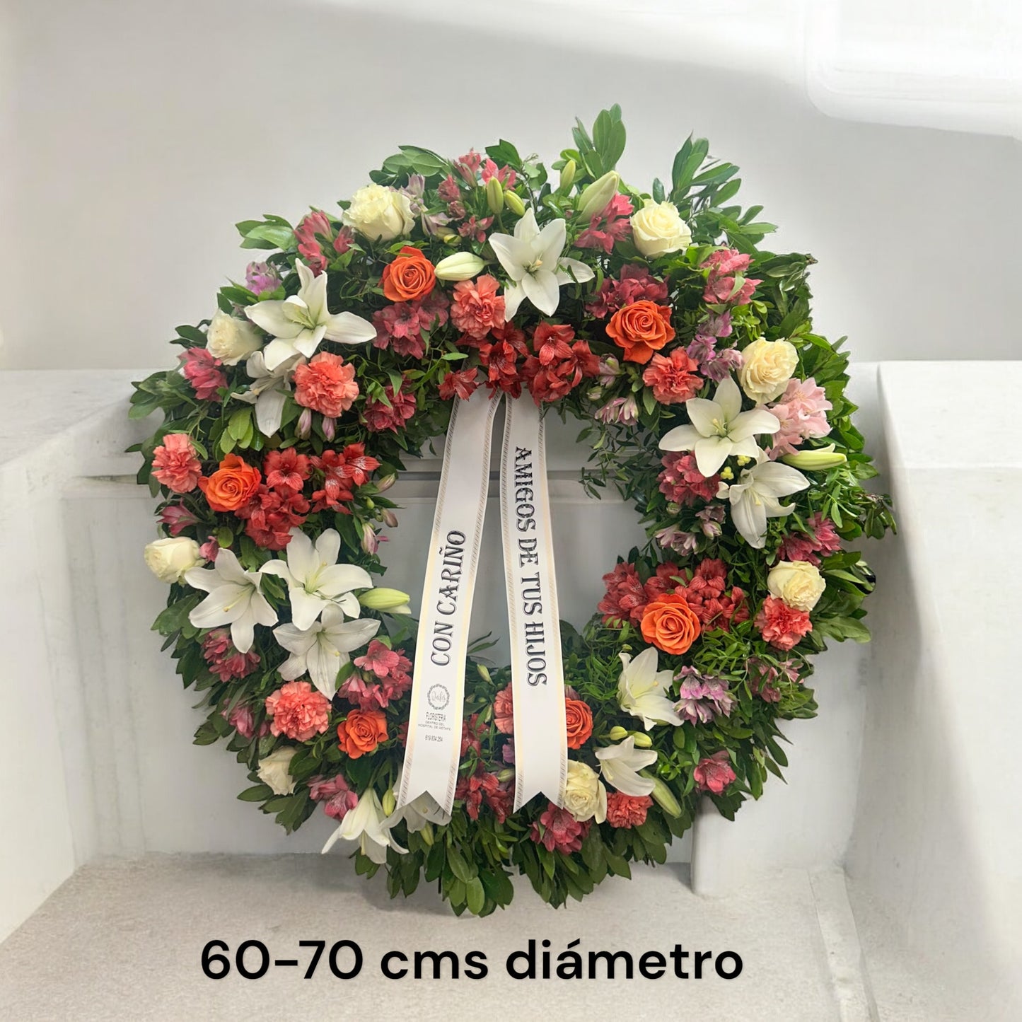 Small Round Funeral Wreath