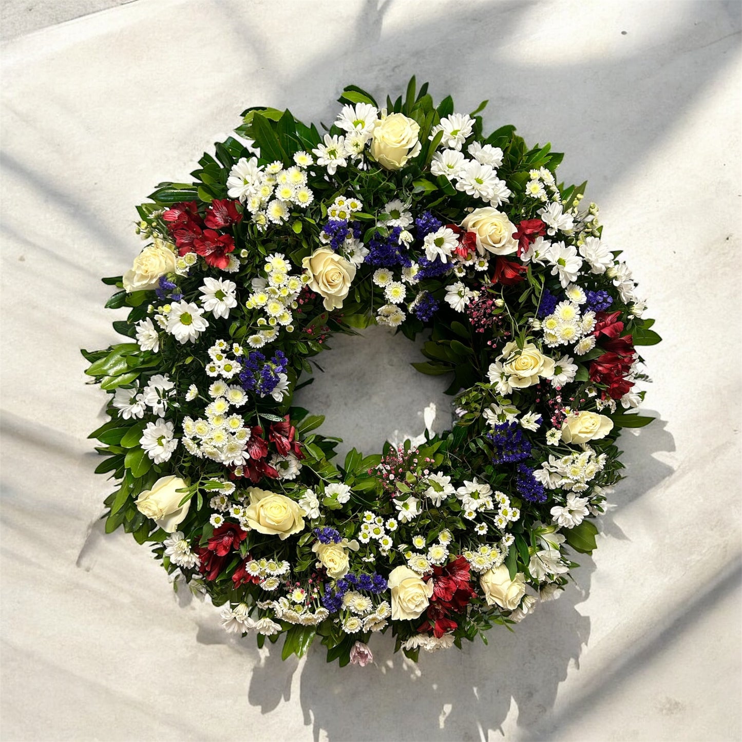 Corona Funeraria Redonda Extra Grande