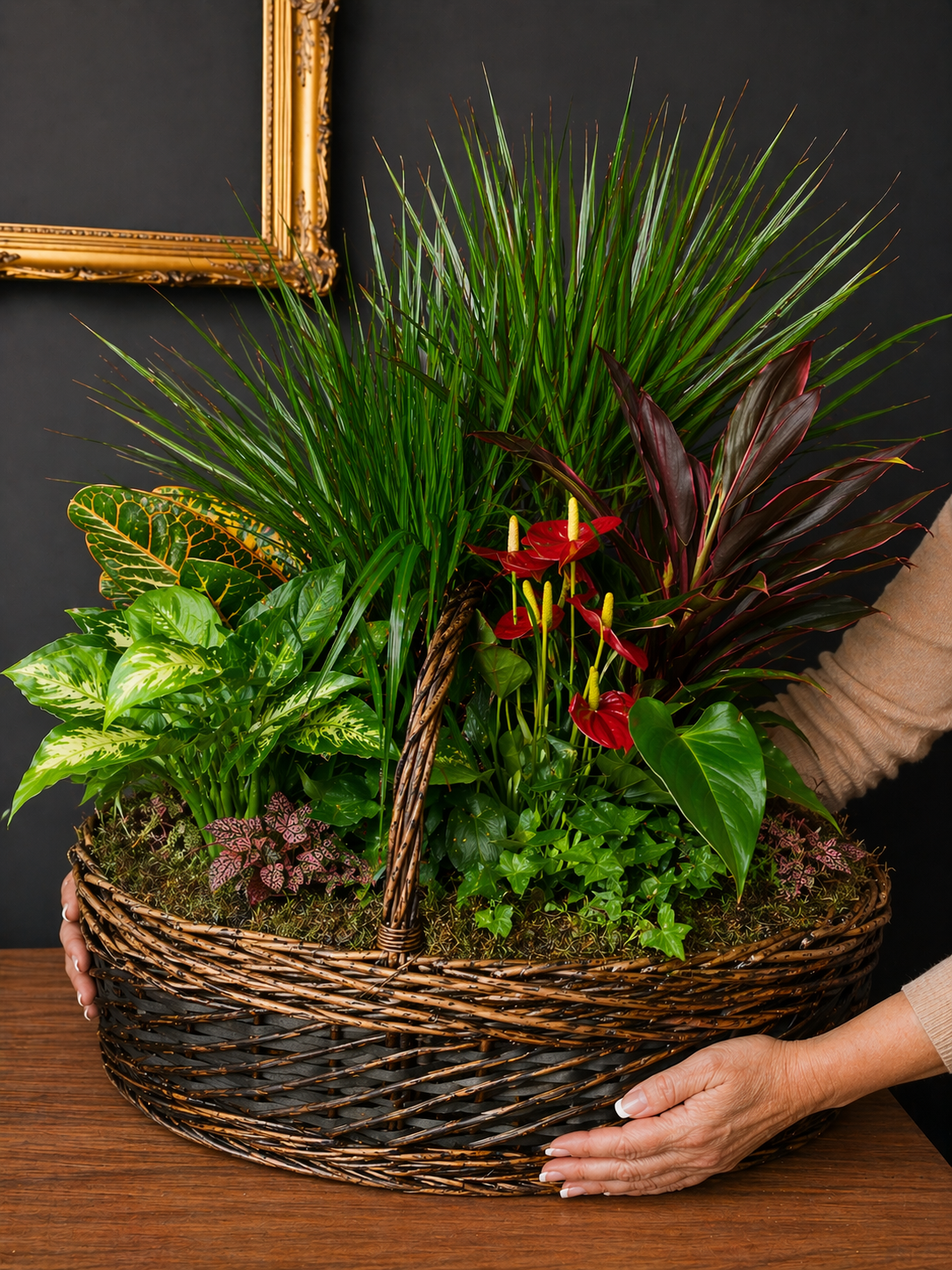 Cesta Grande de Plantas