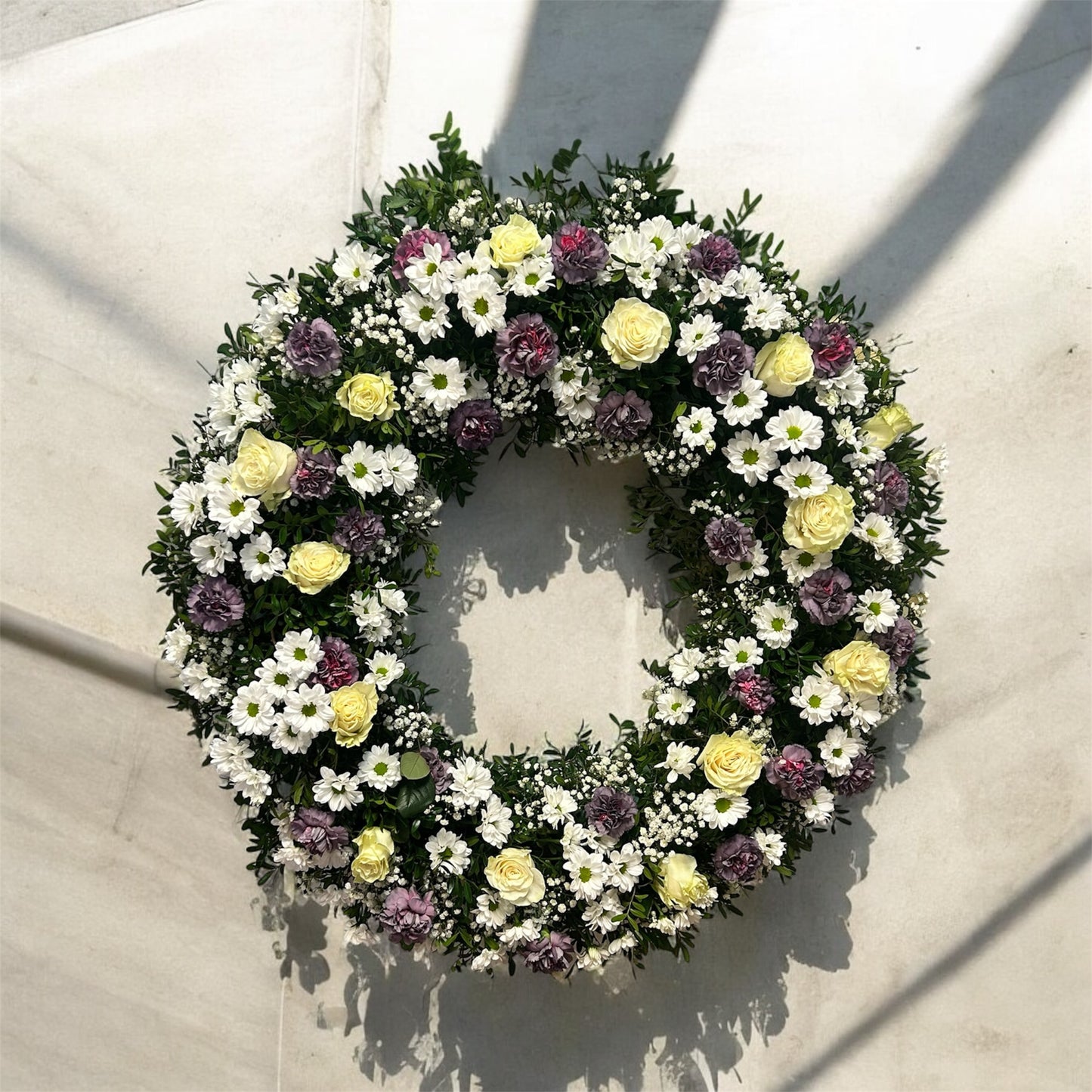 Corona Funeraria Redonda Extra Grande