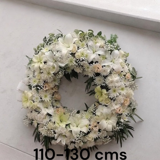 Corona Funeraria Redonda Extra Grande