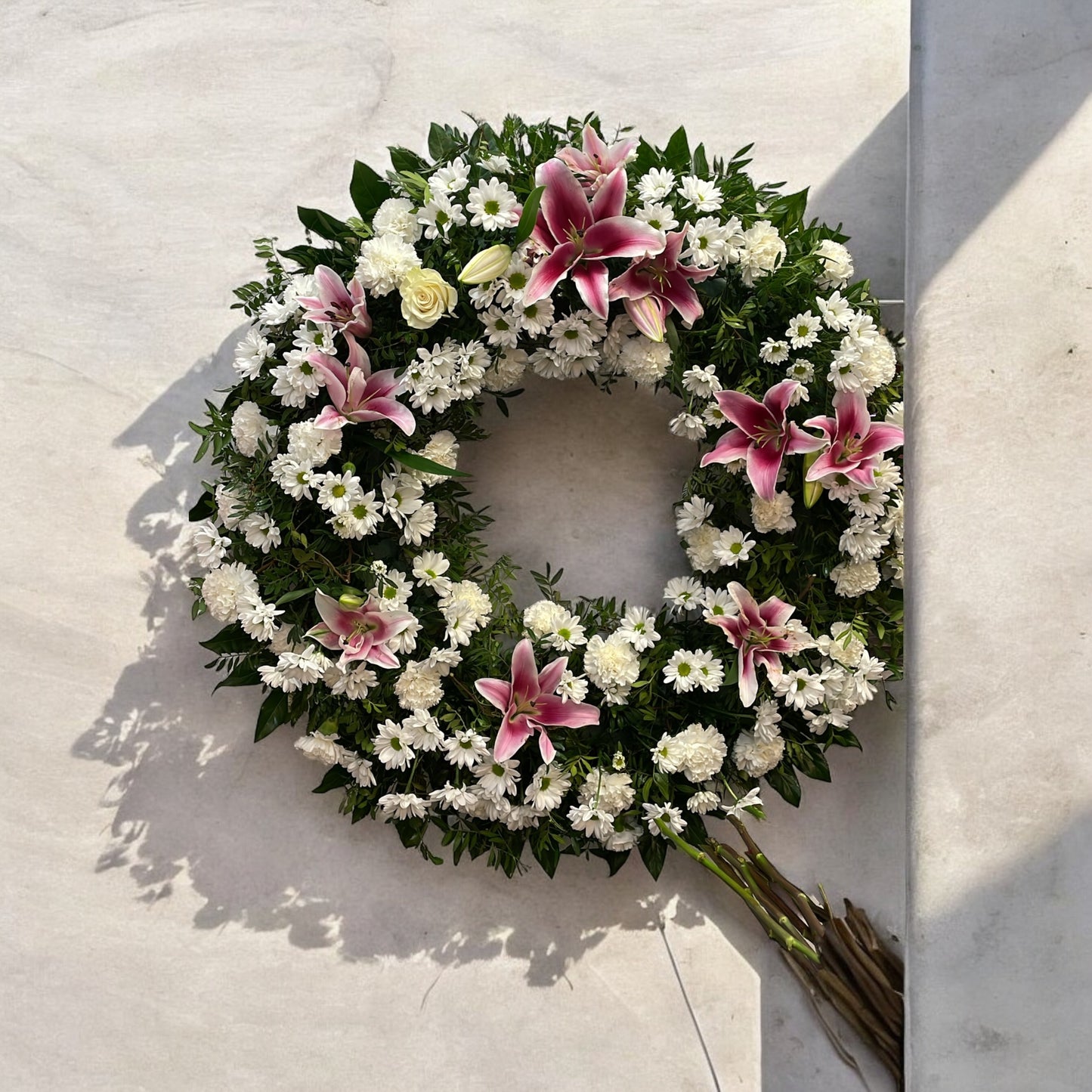 Small Round Funeral Wreath