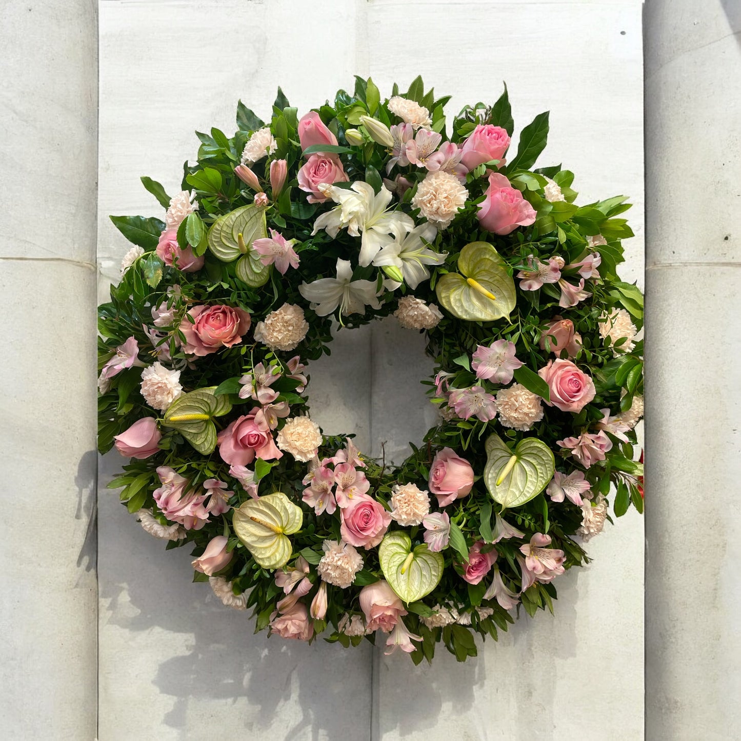 Large Round Funeral Wreath