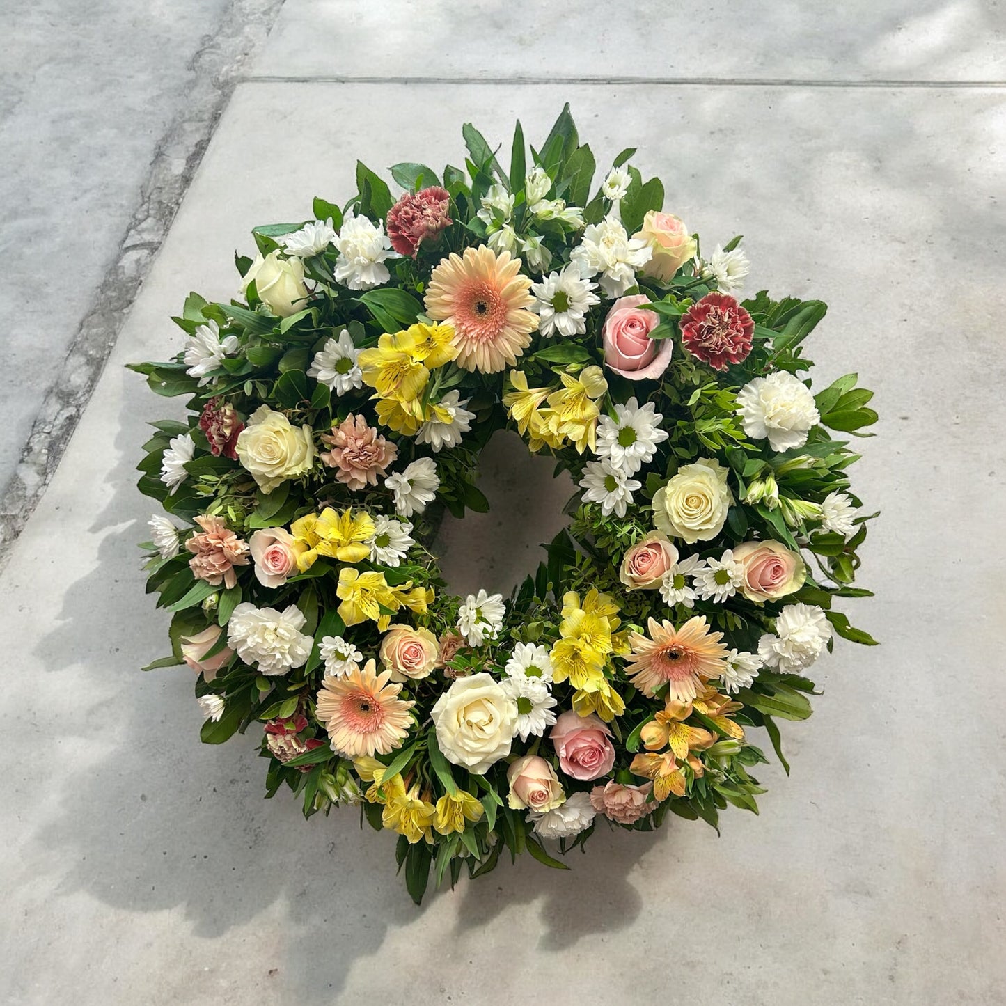 Small Round Funeral Wreath
