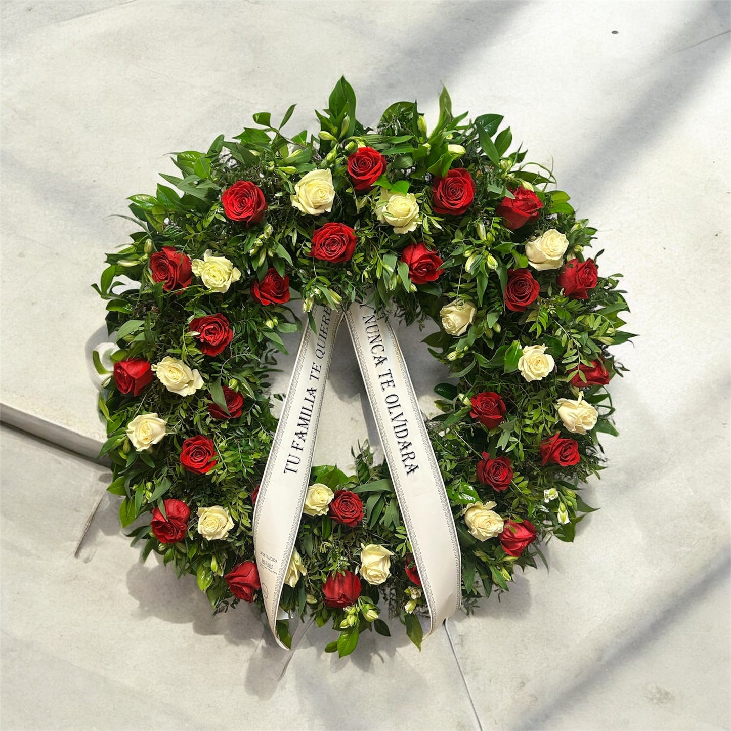 Funeral Wreath of Roses