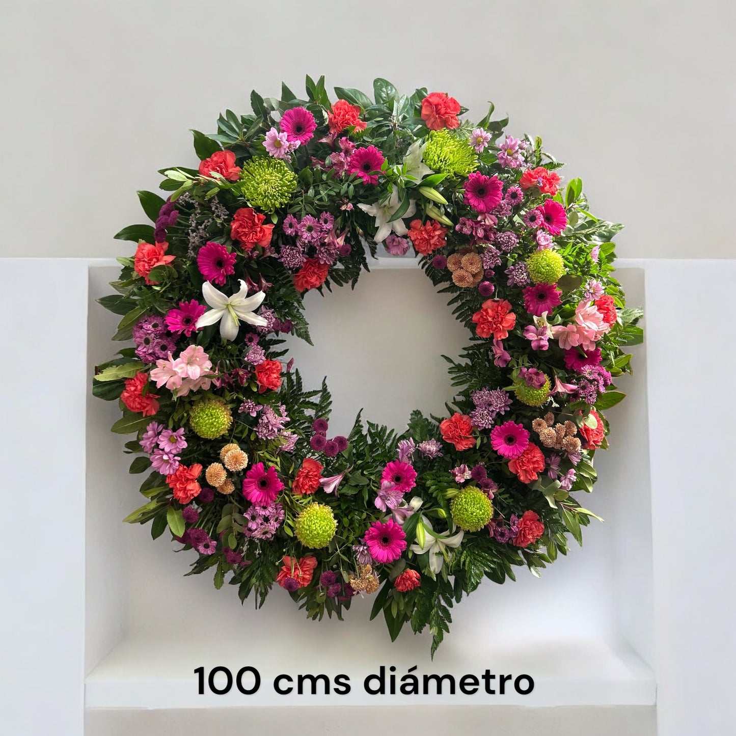 Large Round Funeral Wreath